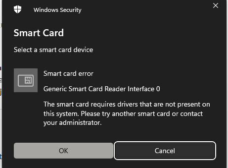 smart card reader error|smart card error windows 10.